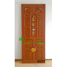 ประตูไม้สักบานเดี่ยว รหัส D217